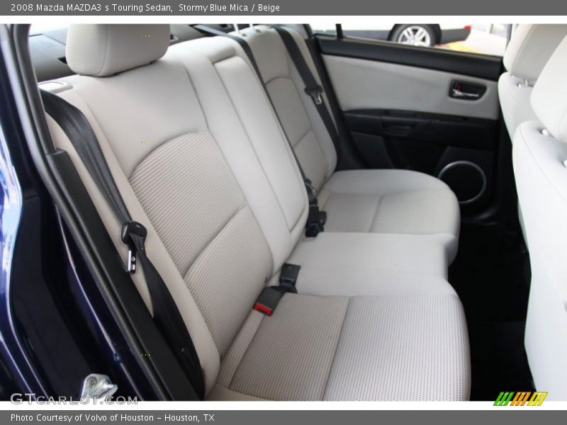Stormy Blue Mica / Beige 2008 Mazda MAZDA3 s Touring Sedan