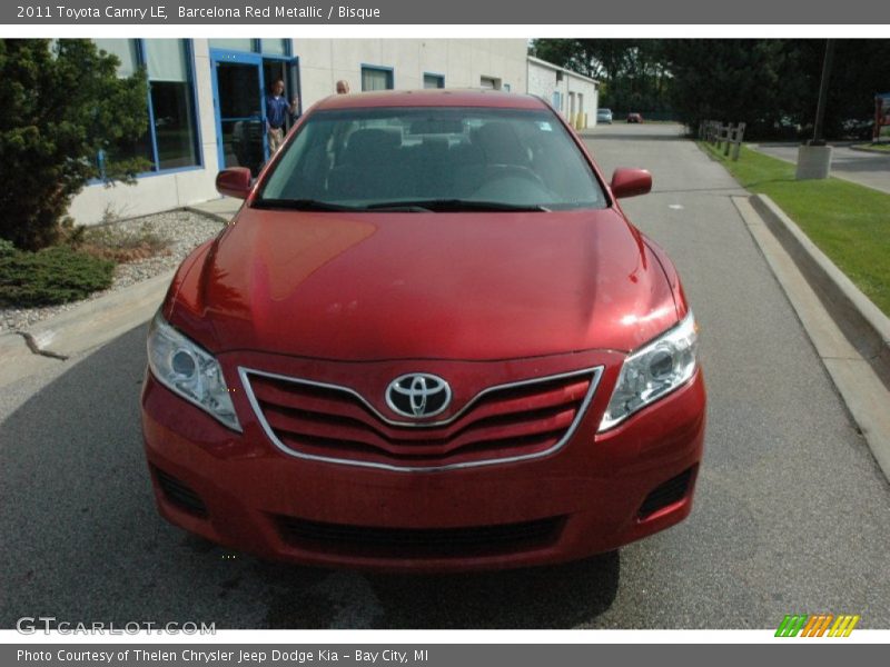 Barcelona Red Metallic / Bisque 2011 Toyota Camry LE