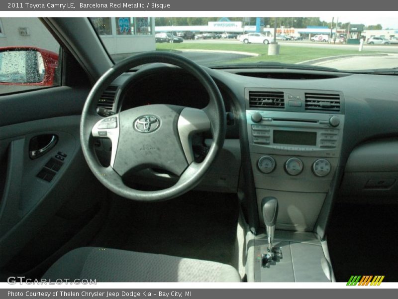 Barcelona Red Metallic / Bisque 2011 Toyota Camry LE