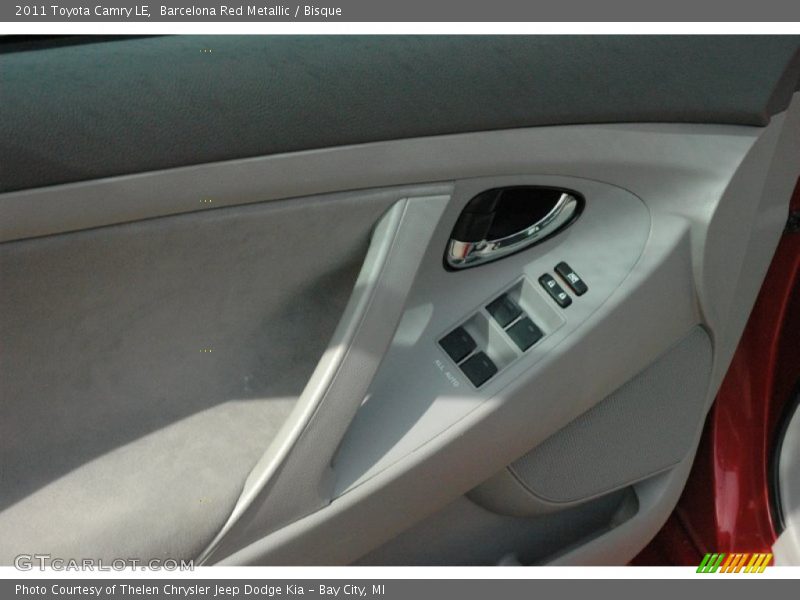 Barcelona Red Metallic / Bisque 2011 Toyota Camry LE