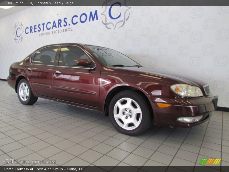 Bordeaux Pearl / Beige 2000 Infiniti I 30