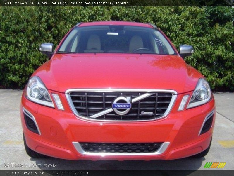 Passion Red / Sandstone/Espresso 2010 Volvo XC60 T6 AWD R-Design