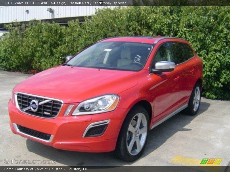 Passion Red / Sandstone/Espresso 2010 Volvo XC60 T6 AWD R-Design