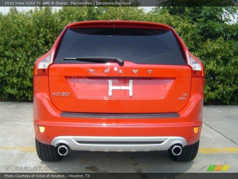 Passion Red / Sandstone/Espresso 2010 Volvo XC60 T6 AWD R-Design