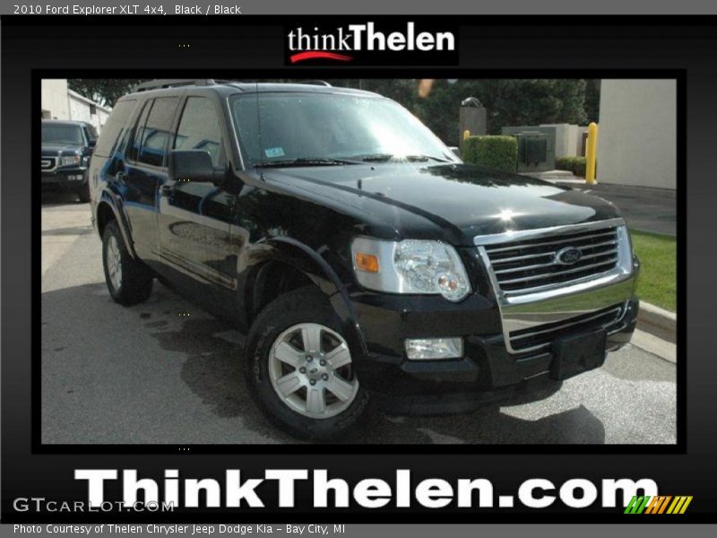 Black / Black 2010 Ford Explorer XLT 4x4