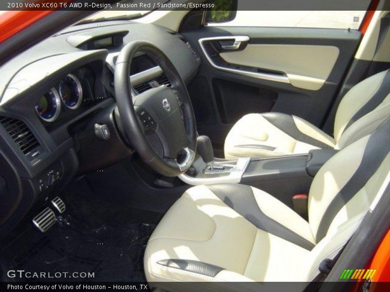 Passion Red / Sandstone/Espresso 2010 Volvo XC60 T6 AWD R-Design