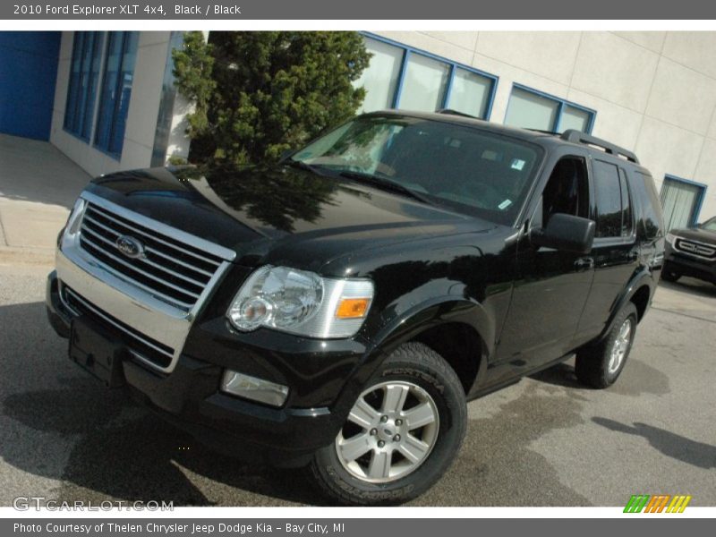 Black / Black 2010 Ford Explorer XLT 4x4