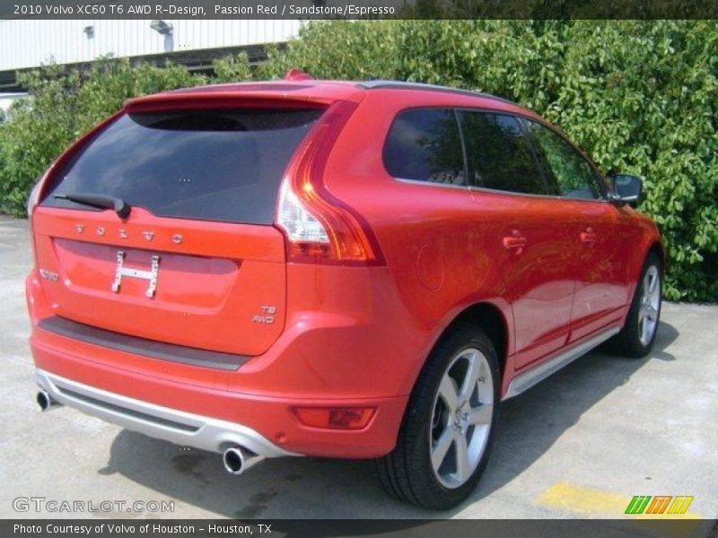 Passion Red / Sandstone/Espresso 2010 Volvo XC60 T6 AWD R-Design