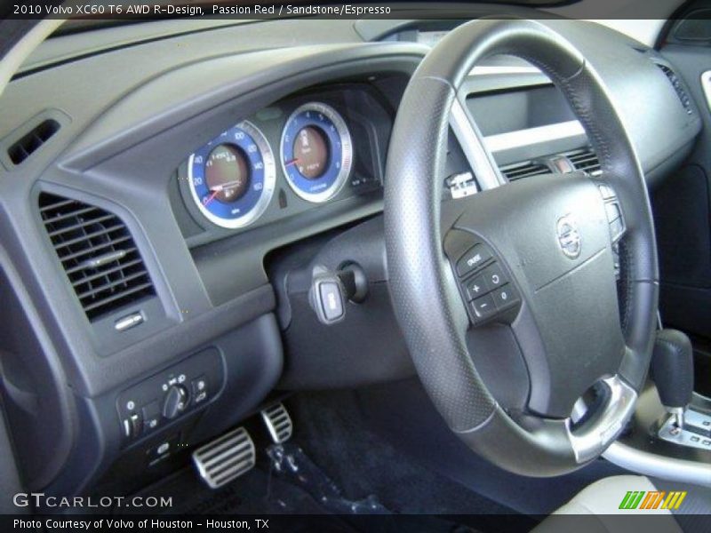 Passion Red / Sandstone/Espresso 2010 Volvo XC60 T6 AWD R-Design