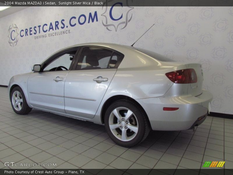 Sunlight Silver Mica / Black 2004 Mazda MAZDA3 i Sedan