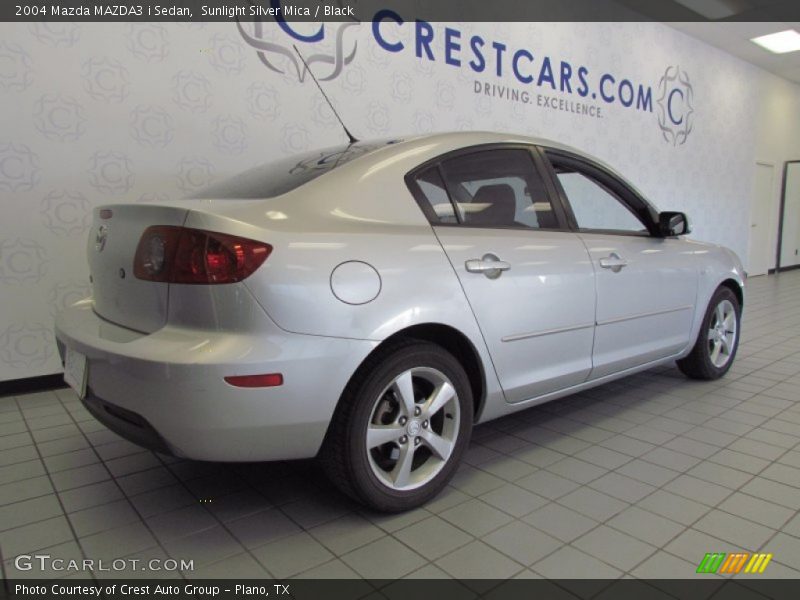 Sunlight Silver Mica / Black 2004 Mazda MAZDA3 i Sedan