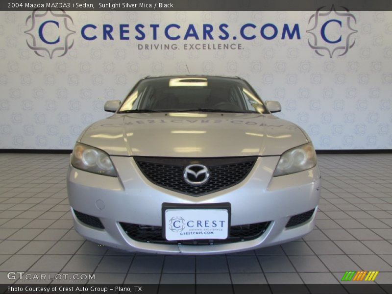 Sunlight Silver Mica / Black 2004 Mazda MAZDA3 i Sedan