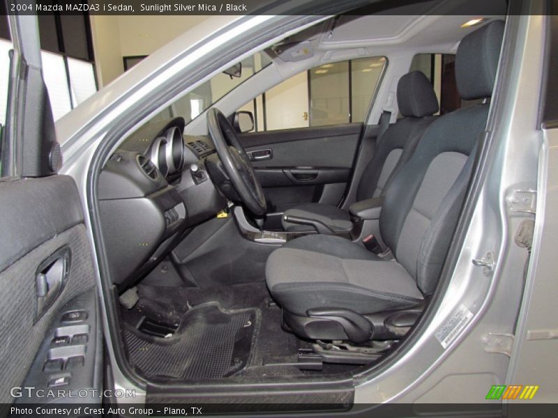 Sunlight Silver Mica / Black 2004 Mazda MAZDA3 i Sedan
