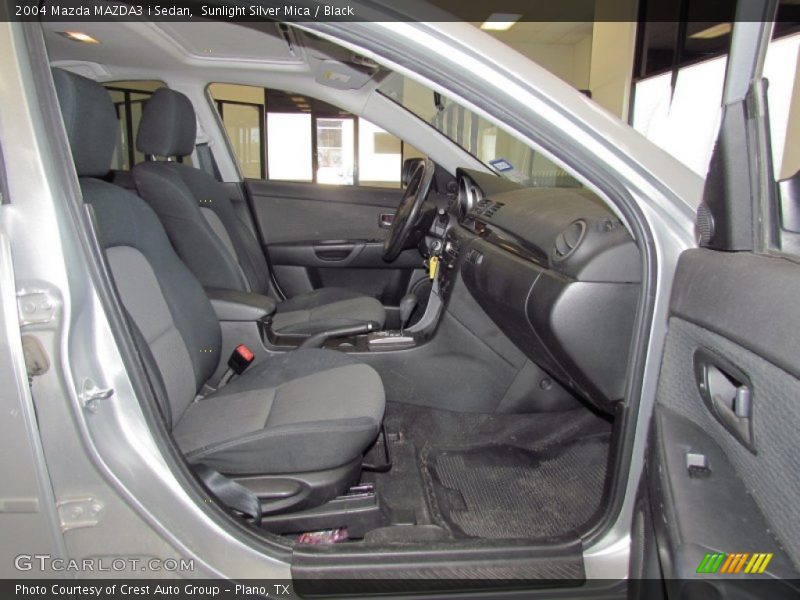 Sunlight Silver Mica / Black 2004 Mazda MAZDA3 i Sedan