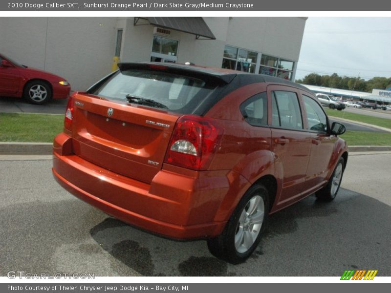 Sunburst Orange Pearl / Dark Slate Gray/Medium Graystone 2010 Dodge Caliber SXT