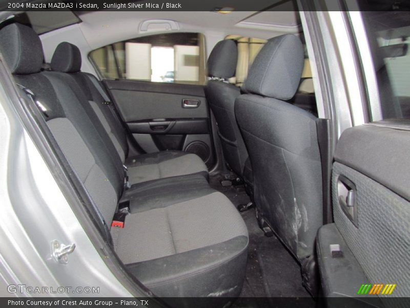 Sunlight Silver Mica / Black 2004 Mazda MAZDA3 i Sedan