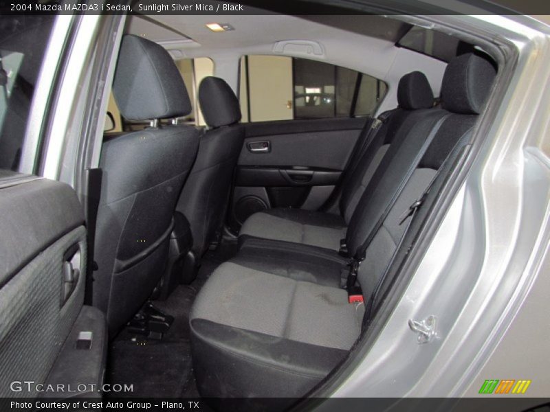 Sunlight Silver Mica / Black 2004 Mazda MAZDA3 i Sedan