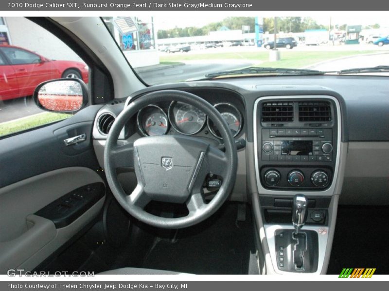 Sunburst Orange Pearl / Dark Slate Gray/Medium Graystone 2010 Dodge Caliber SXT