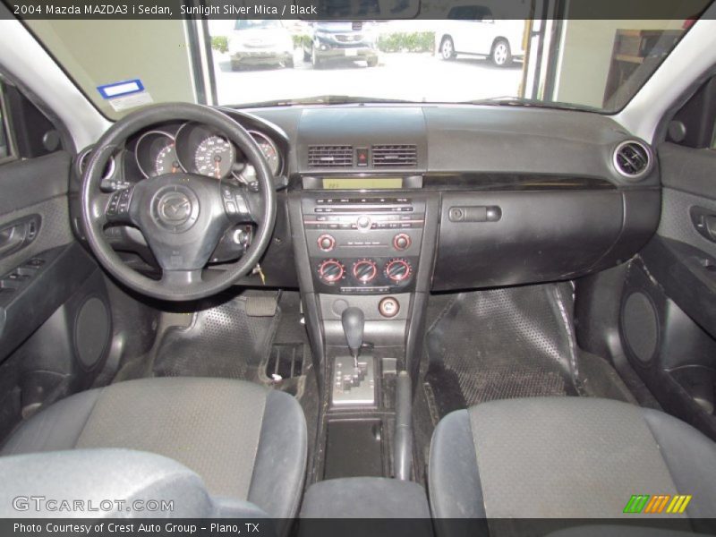 Sunlight Silver Mica / Black 2004 Mazda MAZDA3 i Sedan