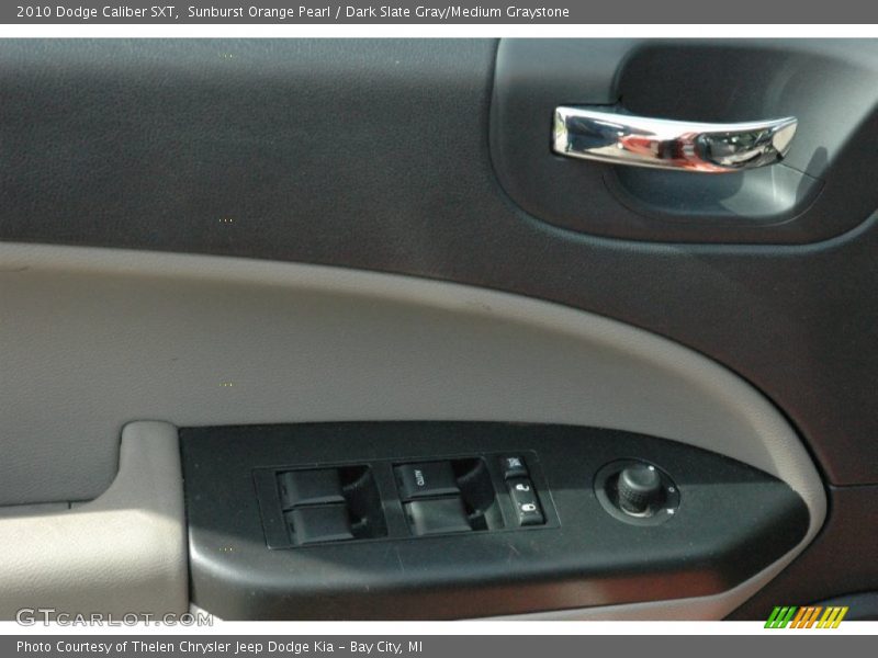 Sunburst Orange Pearl / Dark Slate Gray/Medium Graystone 2010 Dodge Caliber SXT