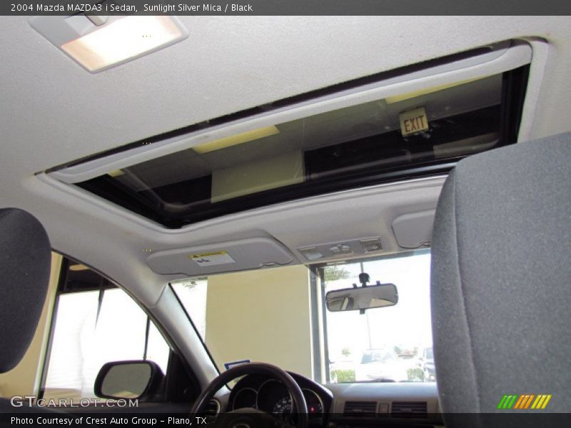 Sunlight Silver Mica / Black 2004 Mazda MAZDA3 i Sedan