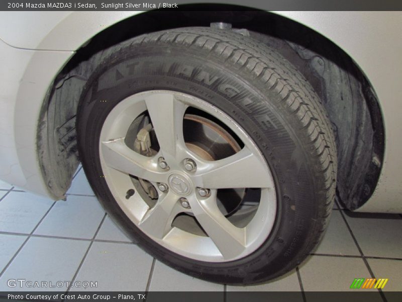 Sunlight Silver Mica / Black 2004 Mazda MAZDA3 i Sedan
