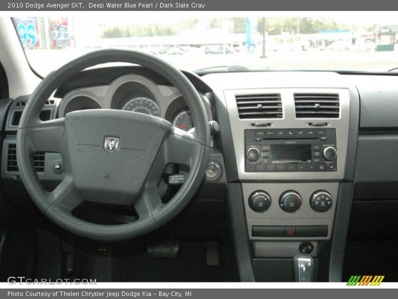 Deep Water Blue Pearl / Dark Slate Gray 2010 Dodge Avenger SXT