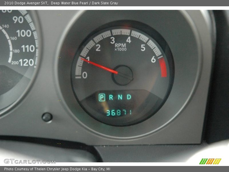 Deep Water Blue Pearl / Dark Slate Gray 2010 Dodge Avenger SXT