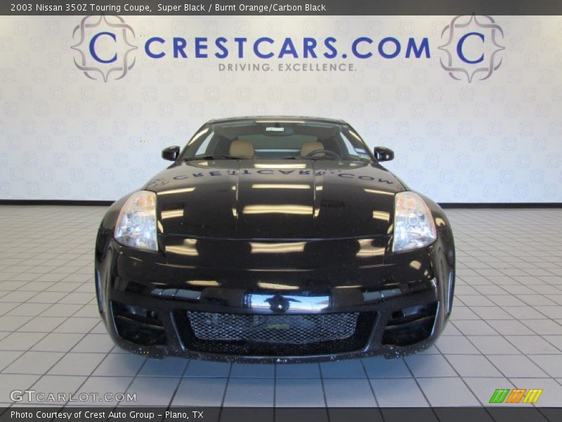 Super Black / Burnt Orange/Carbon Black 2003 Nissan 350Z Touring Coupe