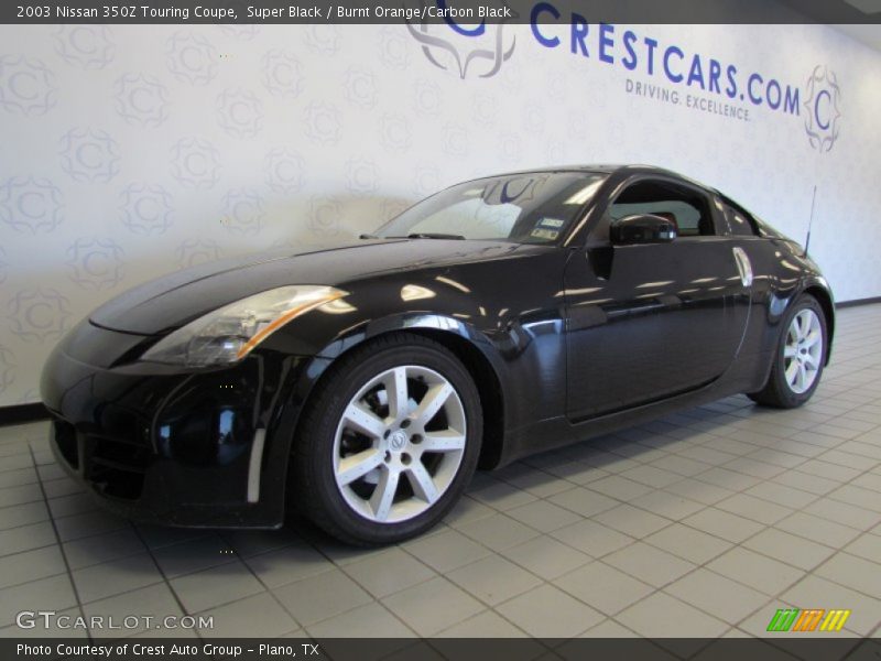 Super Black / Burnt Orange/Carbon Black 2003 Nissan 350Z Touring Coupe