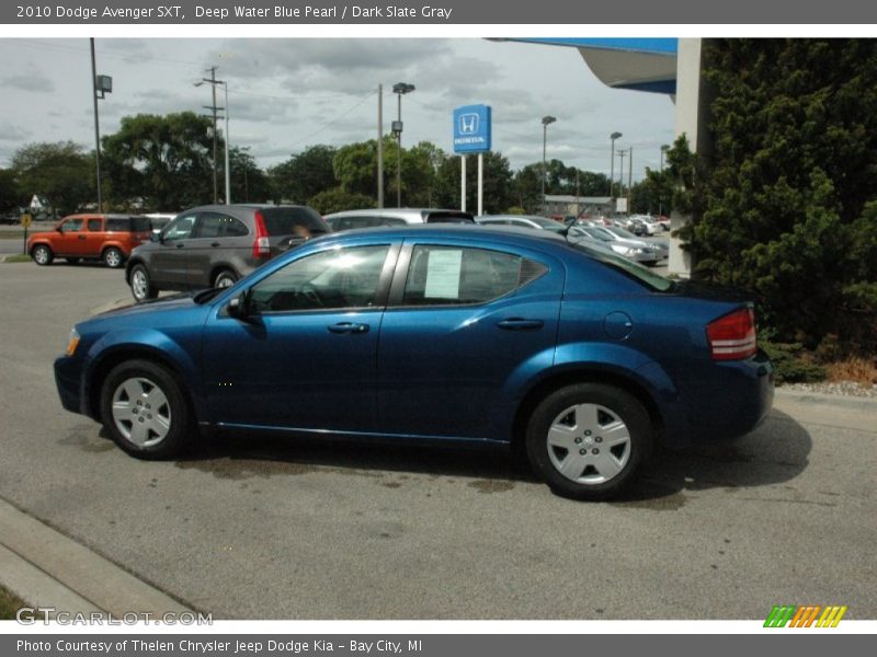 Deep Water Blue Pearl / Dark Slate Gray 2010 Dodge Avenger SXT