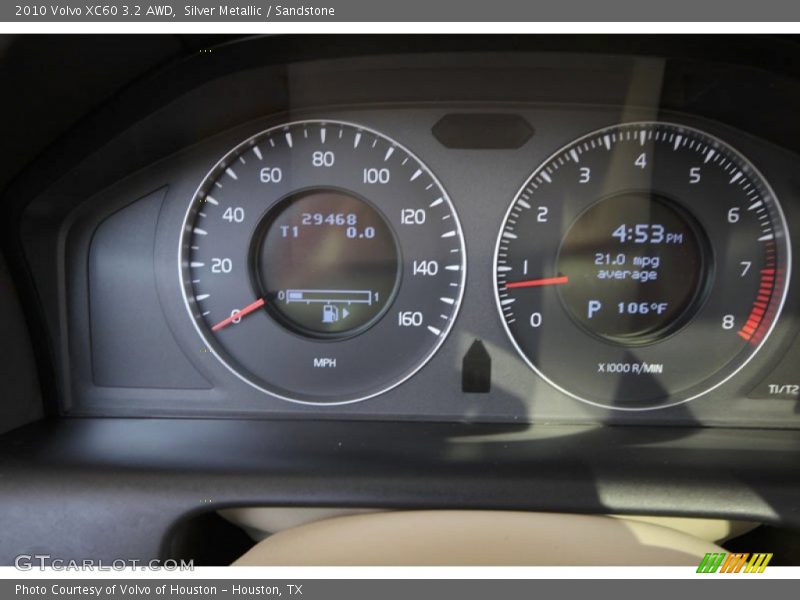 Silver Metallic / Sandstone 2010 Volvo XC60 3.2 AWD
