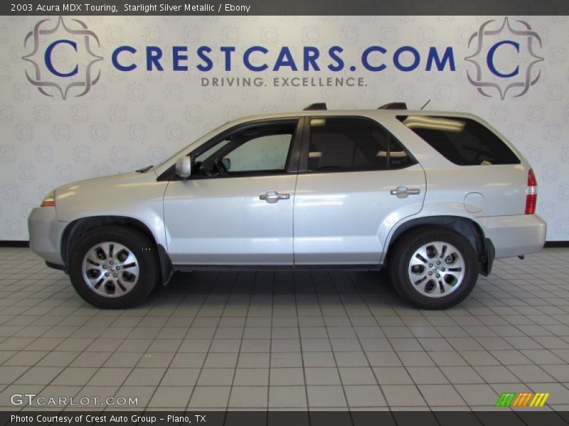 Starlight Silver Metallic / Ebony 2003 Acura MDX Touring