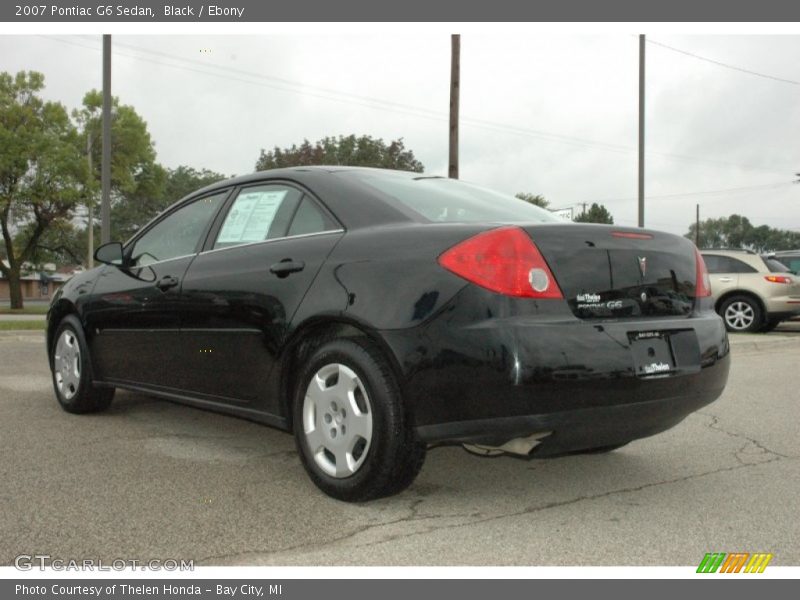 Black / Ebony 2007 Pontiac G6 Sedan