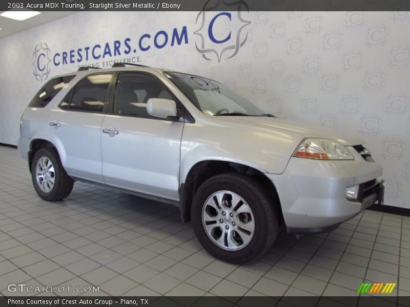Starlight Silver Metallic / Ebony 2003 Acura MDX Touring