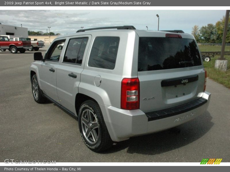 Bright Silver Metallic / Dark Slate Gray/Medium Slate Gray 2009 Jeep Patriot Sport 4x4