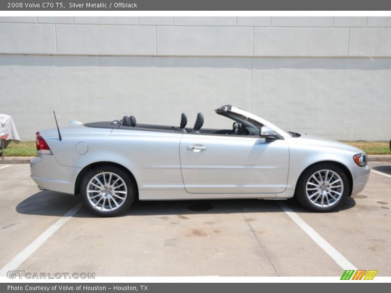 Silver Metallic / Offblack 2008 Volvo C70 T5
