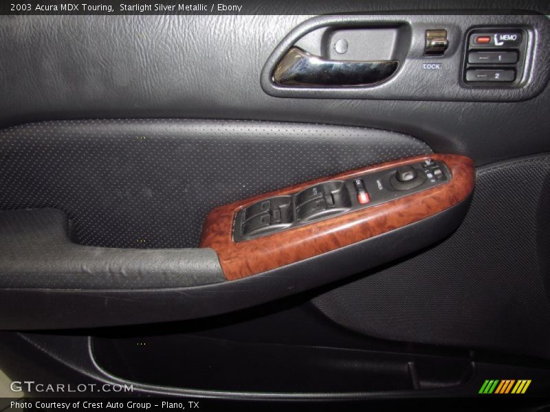 Starlight Silver Metallic / Ebony 2003 Acura MDX Touring