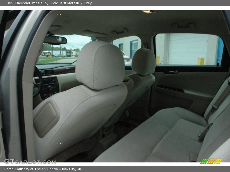 Gold Mist Metallic / Gray 2009 Chevrolet Impala LS