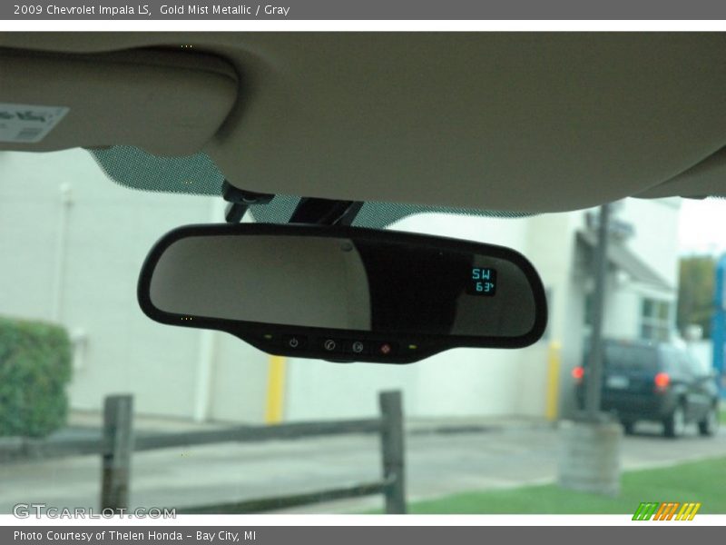 Gold Mist Metallic / Gray 2009 Chevrolet Impala LS
