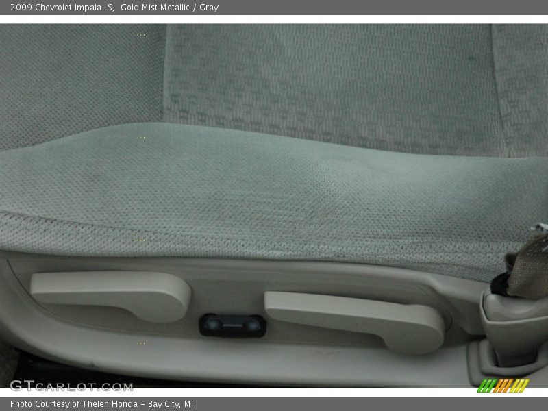 Gold Mist Metallic / Gray 2009 Chevrolet Impala LS