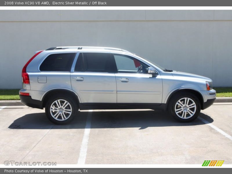 Electric Silver Metallic / Off Black 2008 Volvo XC90 V8 AWD
