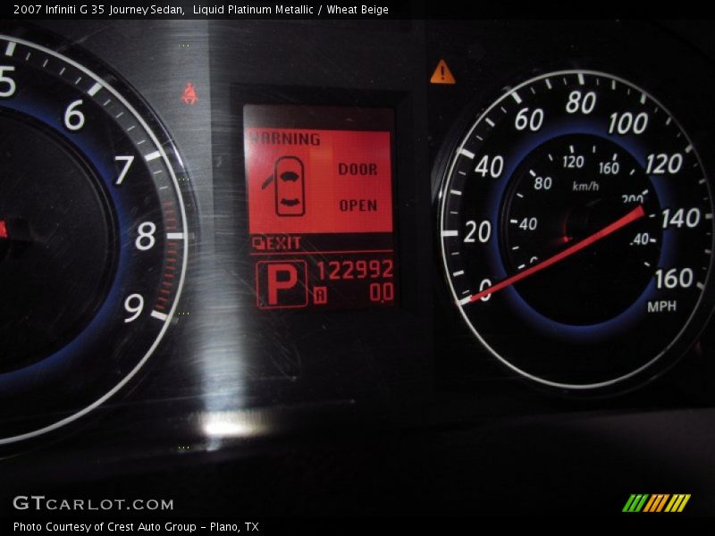Liquid Platinum Metallic / Wheat Beige 2007 Infiniti G 35 Journey Sedan