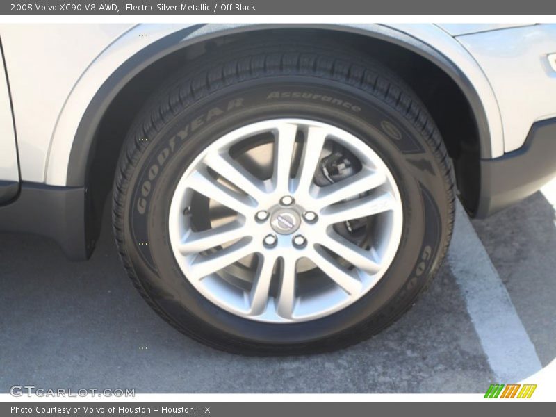 Electric Silver Metallic / Off Black 2008 Volvo XC90 V8 AWD