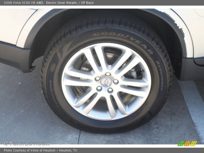 Electric Silver Metallic / Off Black 2008 Volvo XC90 V8 AWD
