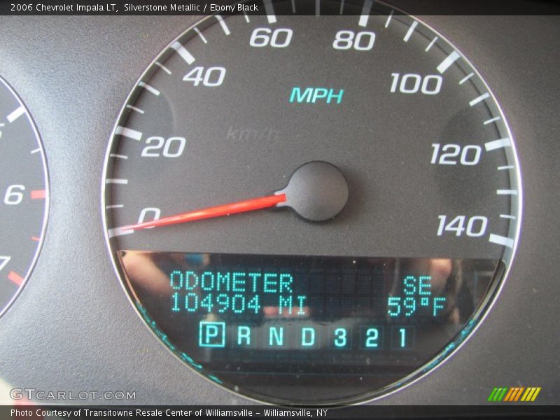 Silverstone Metallic / Ebony Black 2006 Chevrolet Impala LT