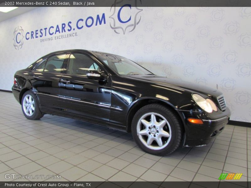 Black / Java 2002 Mercedes-Benz C 240 Sedan
