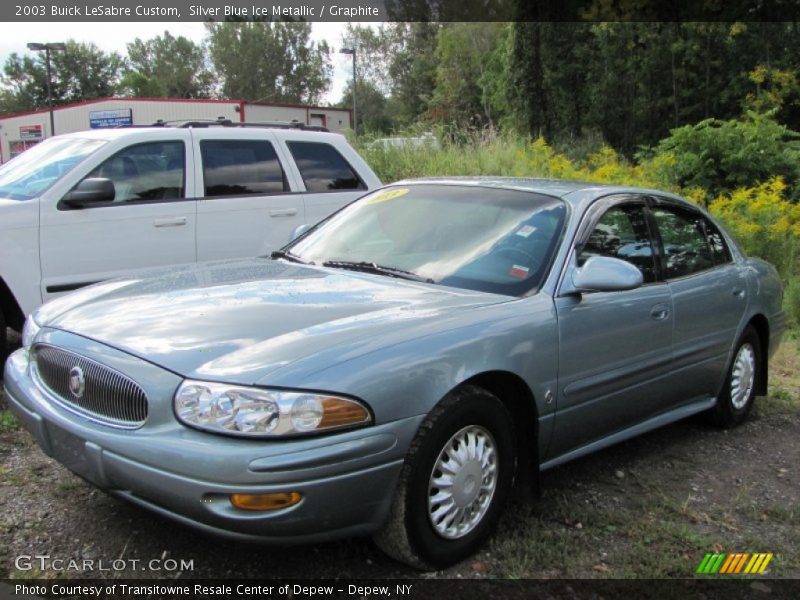 Silver Blue Ice Metallic / Graphite 2003 Buick LeSabre Custom