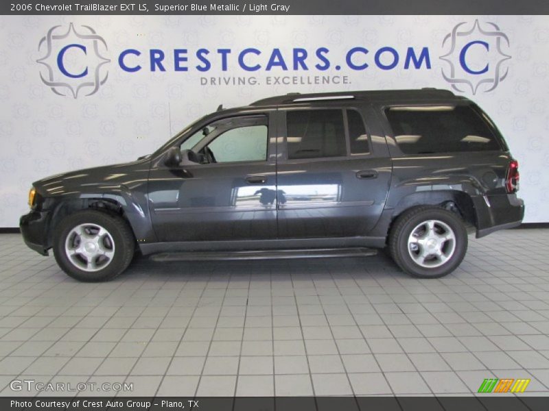 Superior Blue Metallic / Light Gray 2006 Chevrolet TrailBlazer EXT LS