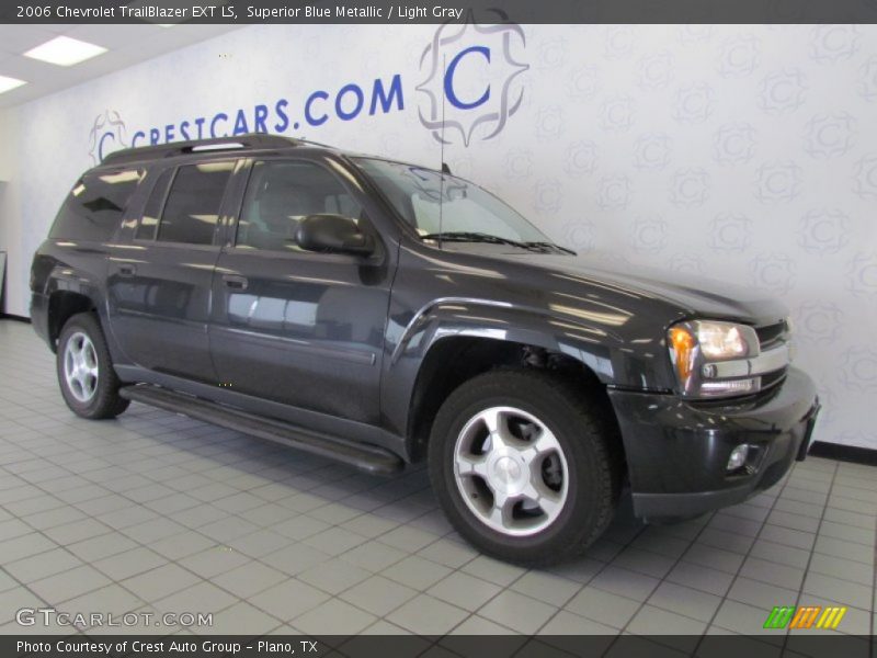 Superior Blue Metallic / Light Gray 2006 Chevrolet TrailBlazer EXT LS